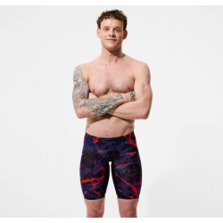 BAÑADOR SPEEDO HOMBRE FASTSKIN LZR PURE VALOR 2.0 PRINTED JAMMER BLACK-RED 8-A000410007