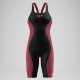 BAÑADOR SPEEDO MUJER FASTSKIN HYPERSPARK SOLID OB KNEESKIN BLACK-RED 8-004976004