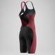 BAÑADOR SPEEDO MUJER FASTSKIN HYPERSPARK SOLID OB KNEESKIN BLACK-RED 8-004976004