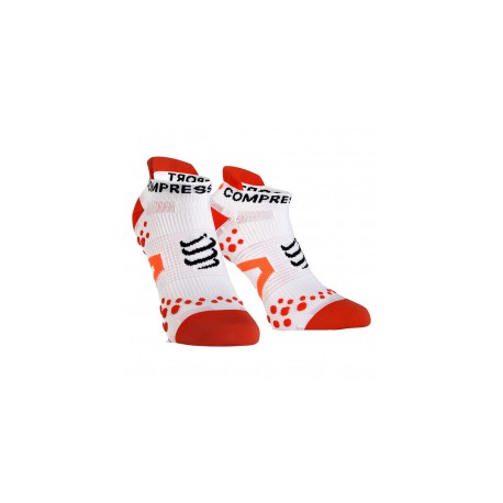 SOCKS RUN LO 2.1 BLANCO-ROJO SL
