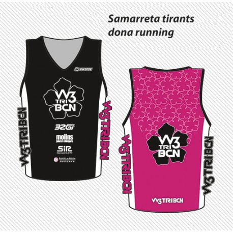 SAMARRETA RUNNING NOIA, TIRANTS, TEIXIT PRO AIRTEX